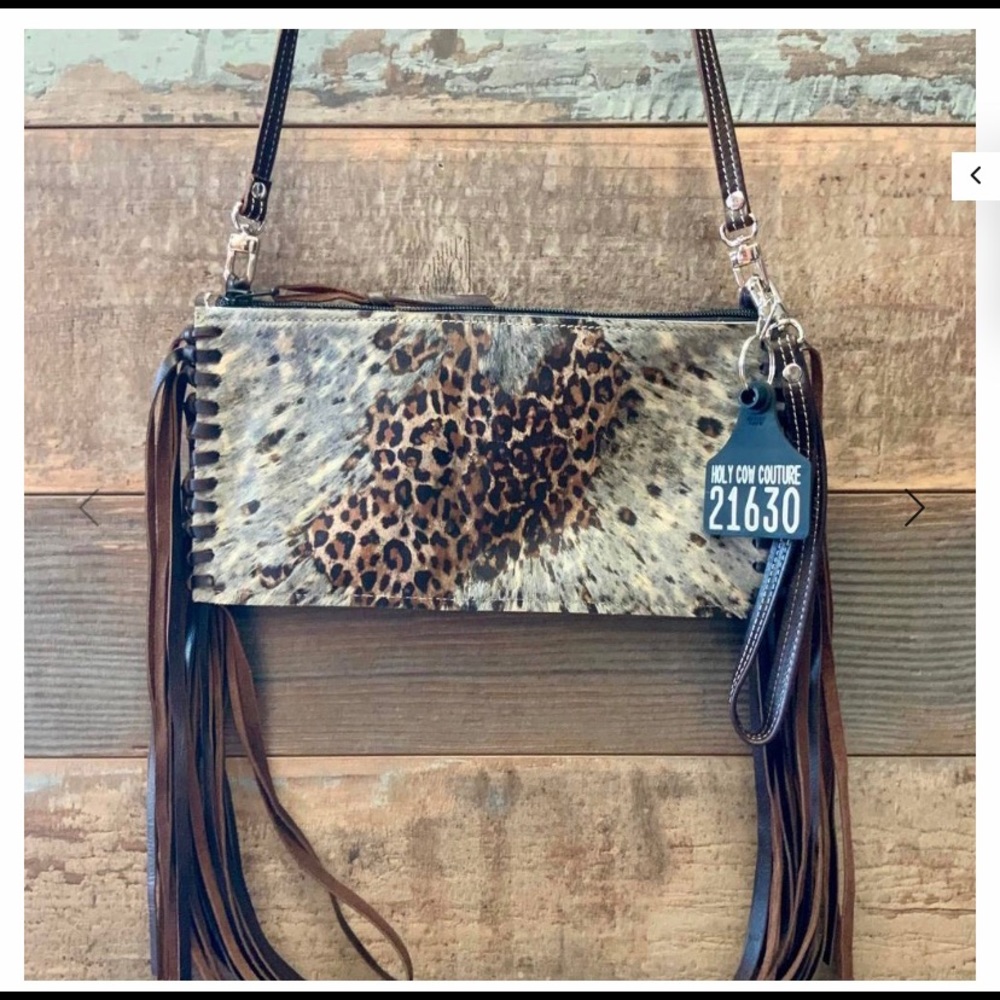 Holy cow couture crossbody purse